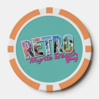 Lot De Jeton De Poker Rétro Myrtle Beach Guy