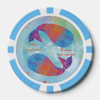 Lot De Jeton De Poker Rêve en grand baleine