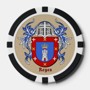Lot De Jeton De Poker Reyes Armoiries héraldiques