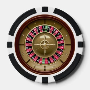 Lot De Jeton De Poker Roue de roulette