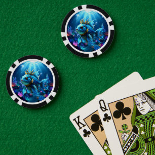 Lot De Jeton De Poker Sa Majesté le Poisson
