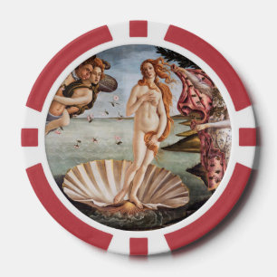 Lot De Jeton De Poker Sandro Botticelli - Naissance de Vénus