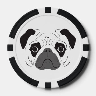 Lot De Jeton De Poker Silhouette carlin