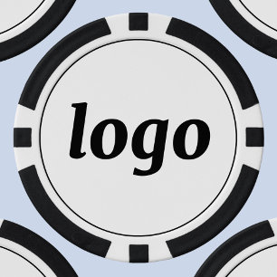 Lot De Jeton De Poker Simple Logo Entreprise Promotion Marque