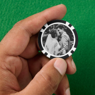 Lot De Jeton De Poker Simple Photo de Mariés Couple 