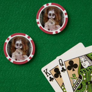 Lot De Jeton De Poker SlipperyJoe's déplaisante poupée visage pâle sang 
