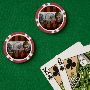 Lot De Jeton De Poker SlipperyJoe's Happy Halloween déplaisant visage de