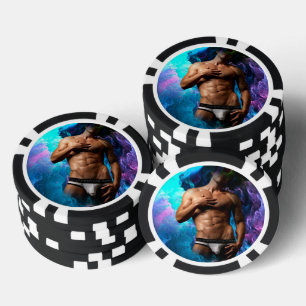 Lot De Jeton De Poker SlipperyJoe's sous-vêtements masculins musclés ren