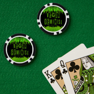 Lot De Jeton De Poker SlipperyJoe's veganisme féministe attention-grabbi