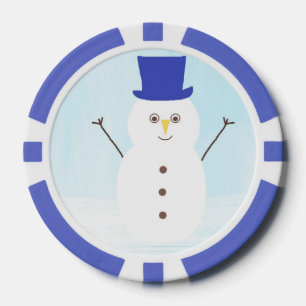 Lot De Jeton De Poker snowman art