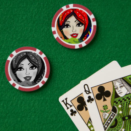 Lot De Jeton De Poker Soirée de jeu Lady Luck