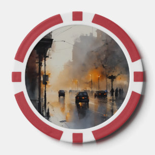 Lot De Jeton De Poker Soirée urbaine