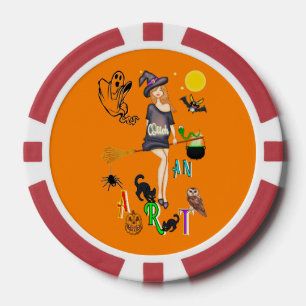 Lot De Jeton De Poker Sorcière Un Art
