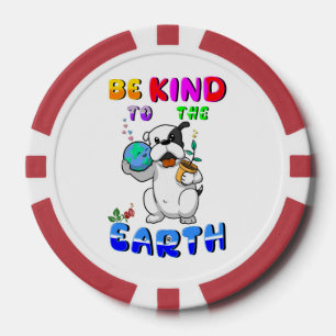 Lot De Jeton De Poker Soyez gentil avec la Terre