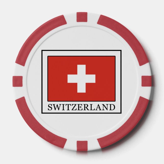 Lot De Jeton De Poker Suisse (Recto)