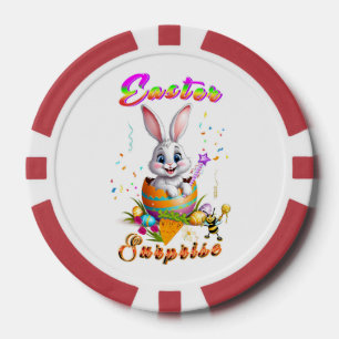 Lot De Jeton De Poker Surprise de Pâques