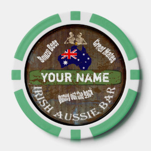 Lot De Jeton De Poker Symbole Irish Pub personnalisé