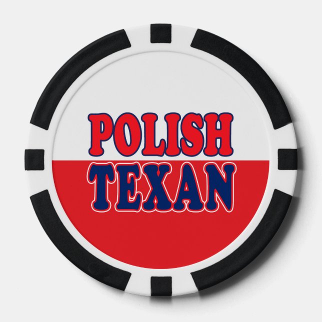 Lot De Jeton De Poker Texan polonais (Recto)