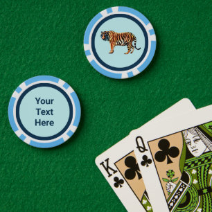 Lot De Jeton De Poker Tigre de Sibérie