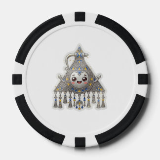 Lot De Jeton De Poker Tizer marocaine amazighe Kawaii - Tizer traditionn
