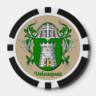 Lot De Jeton De Poker Velasquez Armoiries héraldiques
