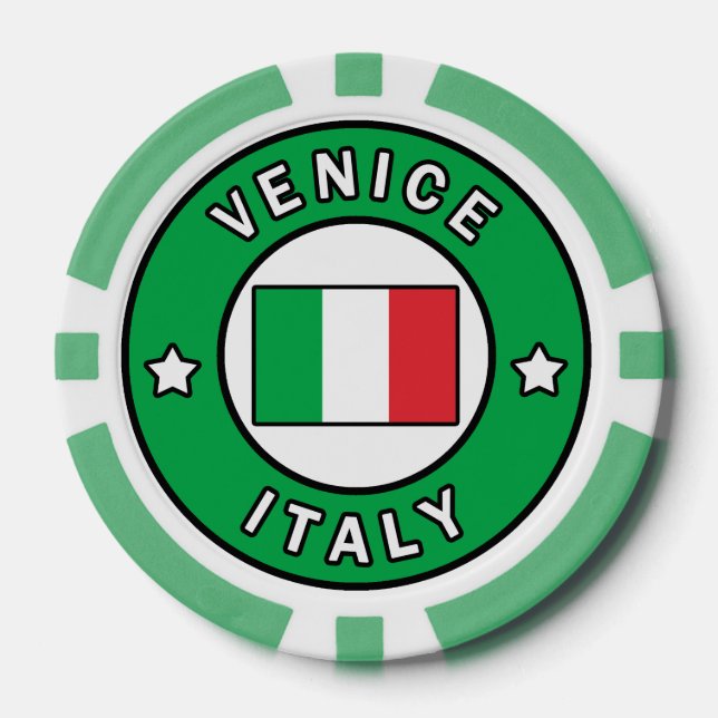 Lot De Jeton De Poker Venise Italie (Recto)