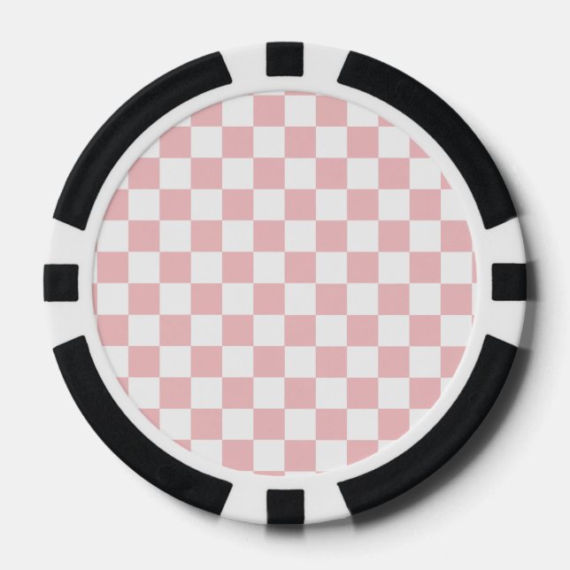 Lot De Jeton De Poker Vérificateurs roses (Recto)