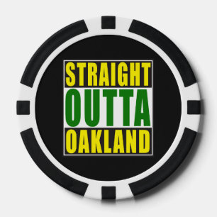 Lot De Jeton De Poker Vert droit d'Outta Oakland