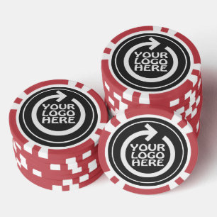 Lot De Jeton De Poker Votre logo d'entreprise personnalisé