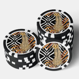 Lot De Jeton De Poker Wild Cheetah