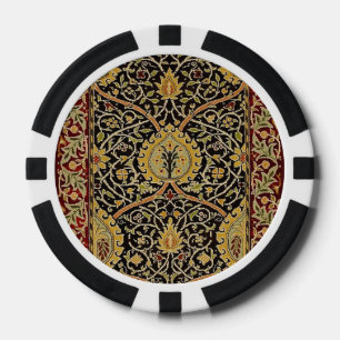 Lot De Jeton De Poker William Morris Classique Tapis Art Design d'impres