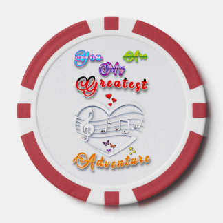 Lot De Jeton De Poker You Are My Greatest Adventure