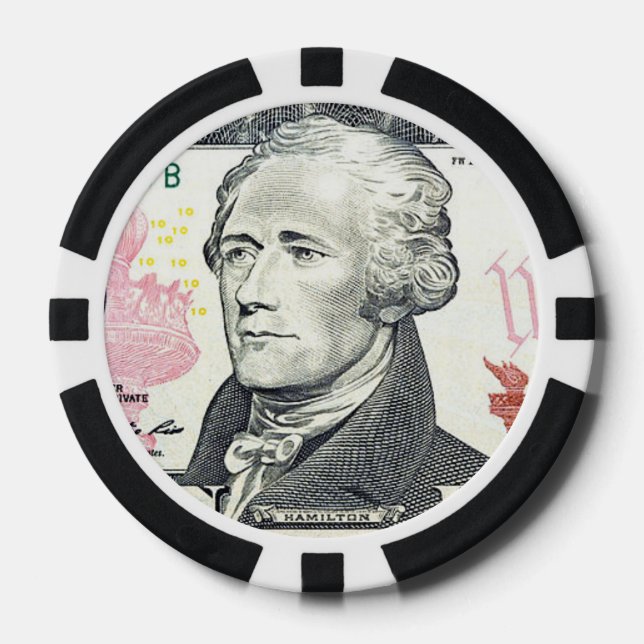 Lot De Jeton De Poker ZH10 Poker Chip (Recto)