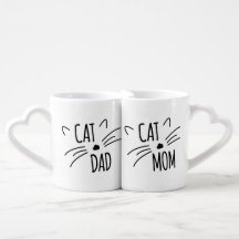Ensemble de Musique papa et maman chat