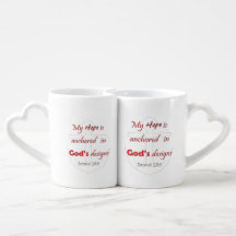 Jeremiah 29:11 Christian Couples Heart Handle