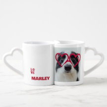 Nom d'amour de chien personnalisé