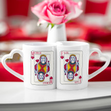 Queen of Hearts Personnalités Noms de Jeu Carte