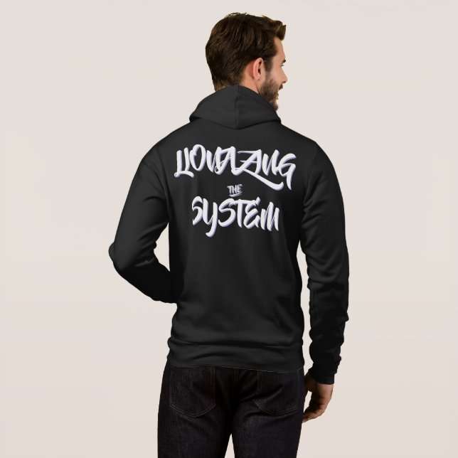 Löten des Systems Hoodie (Schwarz voll)