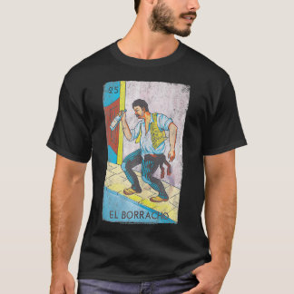 Loteria El Borracho Tarot Card T-Shirt