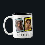 Loteria Mexican Bingo Card Fiesta Bachelorette Zweifarbige Tasse<br><div class="desc">Eine niedliche,  kundenspezifische Loterie inspirierte Tasse für finale Junggeselinnen-Abschiede und Brautpartys. Fügen Sie Ihre eigenen Fotos mit der Personalisierungsfunktion hinzu. Melden Sie mich,  mehr Karten/ für die personalisierte Anzahl von Karten und spezielle Design-Anforderungen hinzuzufügen.</div>