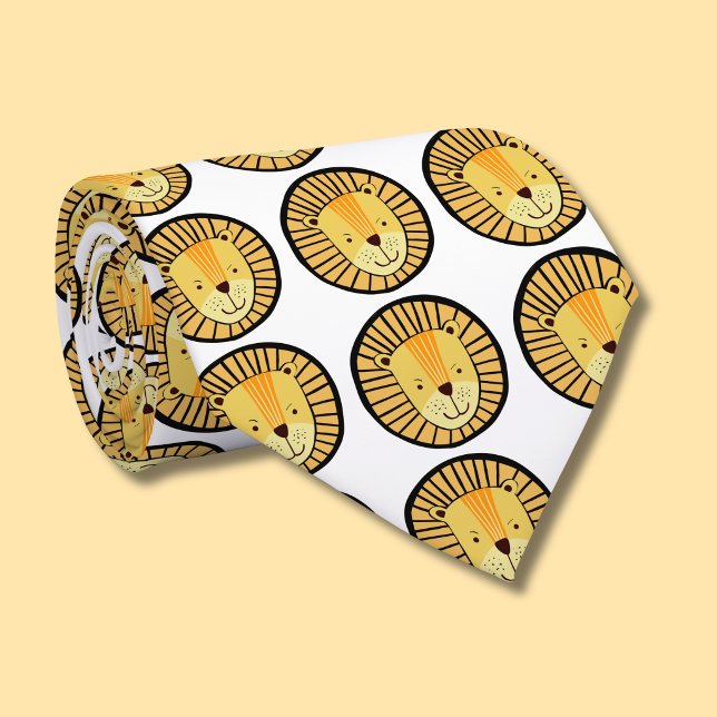 Lötmuster Krawatte (Lion pattern tie)