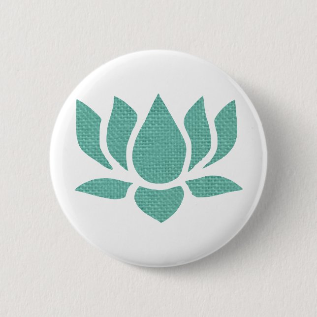 Lotos-Blume Button (Vorderseite)