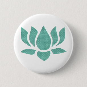 Lotos-Blume Button