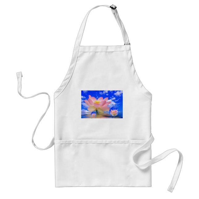 Lotos-Blume geboren im Wasser Schürze (Vorne)