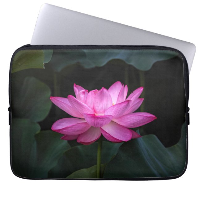 Lotos-Blume Laptopschutzhülle (Vorderseite)