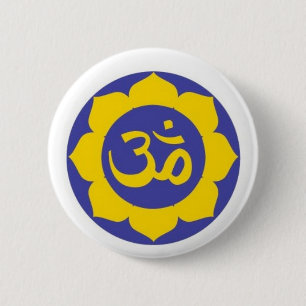 Lotos-Blume - Ommeditation Button