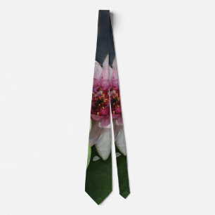 Lotos-Blumen-Fotografie-Krawatte Krawatte