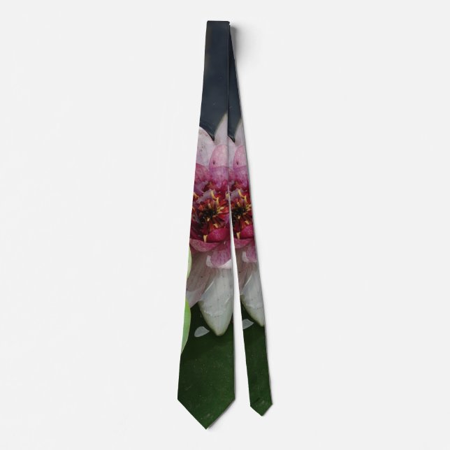 Lotos-Blumen-Fotografie-Krawatte Krawatte (Vorderseite)