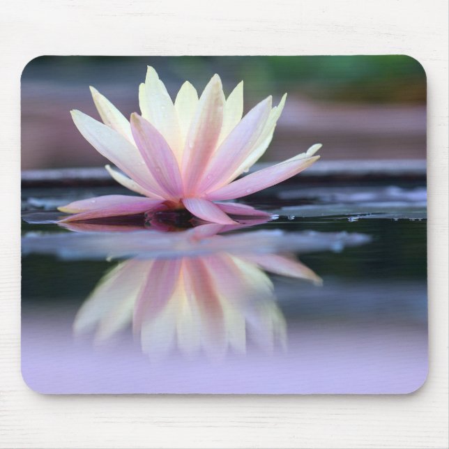 Lotos-Blumen-Mausunterlage Mousepad (Vorne)