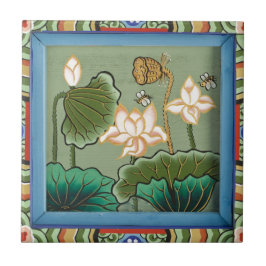 Lotos-Blumen-orientalische WandKeramiken Fliese